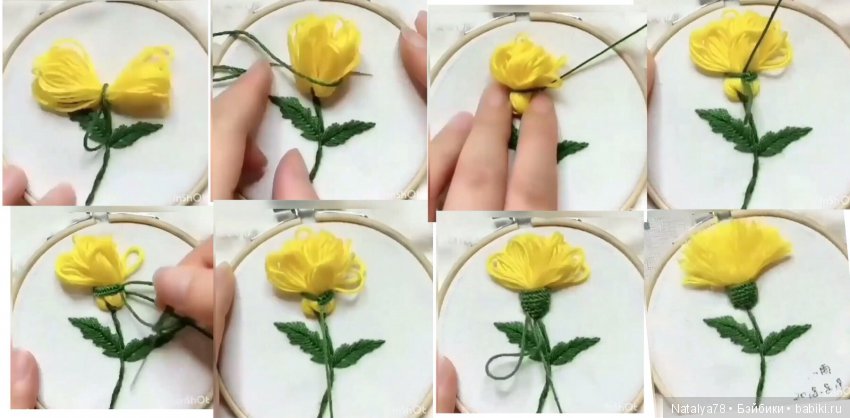 Как я училась вышивать лентами или новые платья для Лидочки Baboliy