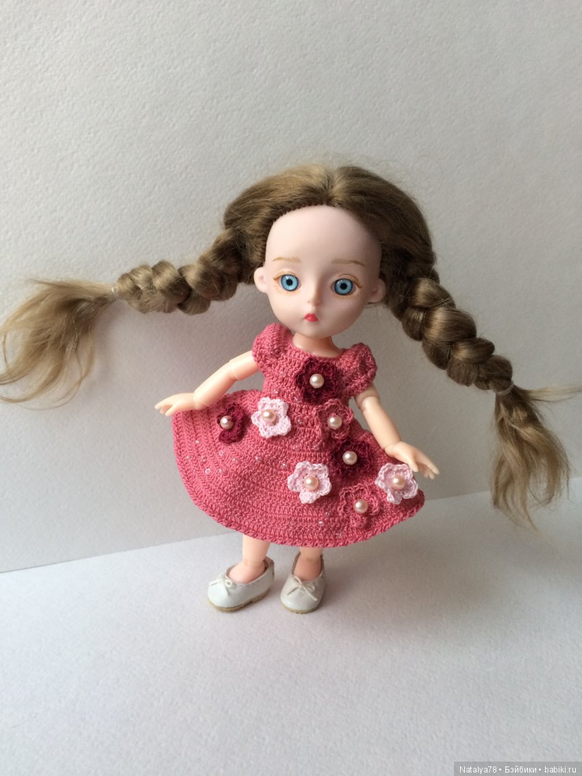 Как я училась вышивать лентами или новые платья для Лидочки Baboliy