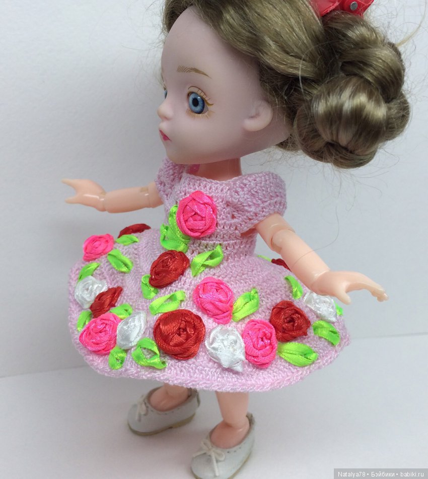 Как я училась вышивать лентами или новые платья для Лидочки Baboliy (фото 9)