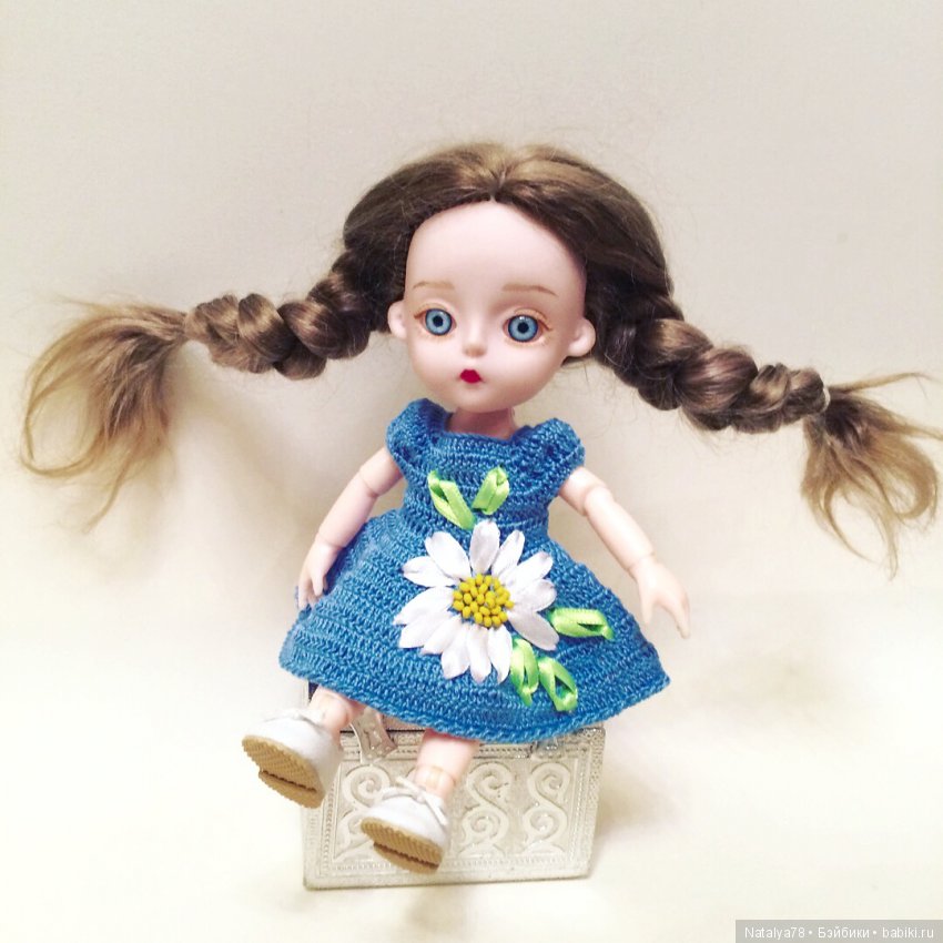 Как я училась вышивать лентами или новые платья для Лидочки Baboliy