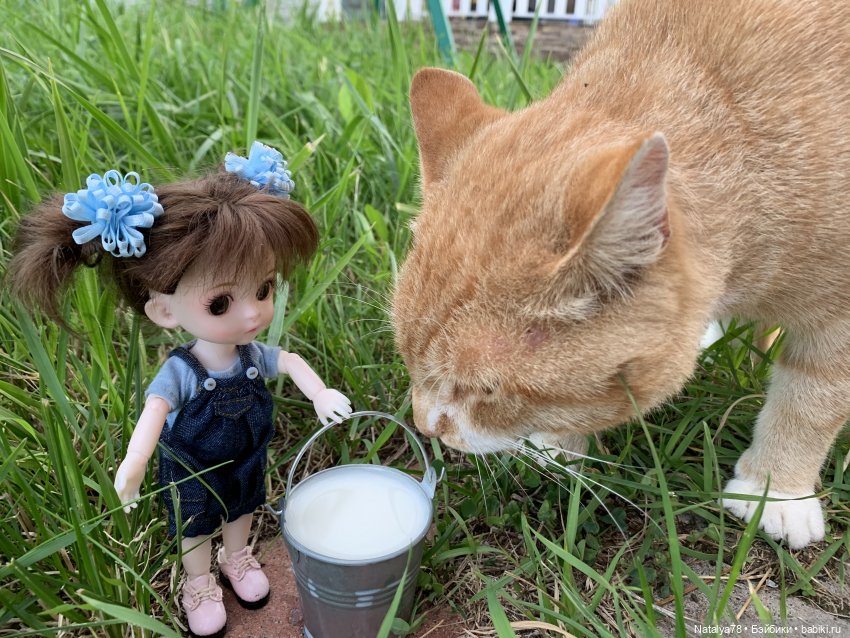 Знакомство Риты с коровой Мартой (фото 10)