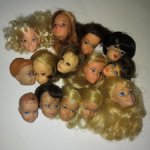 Головы кукол барби Mattel