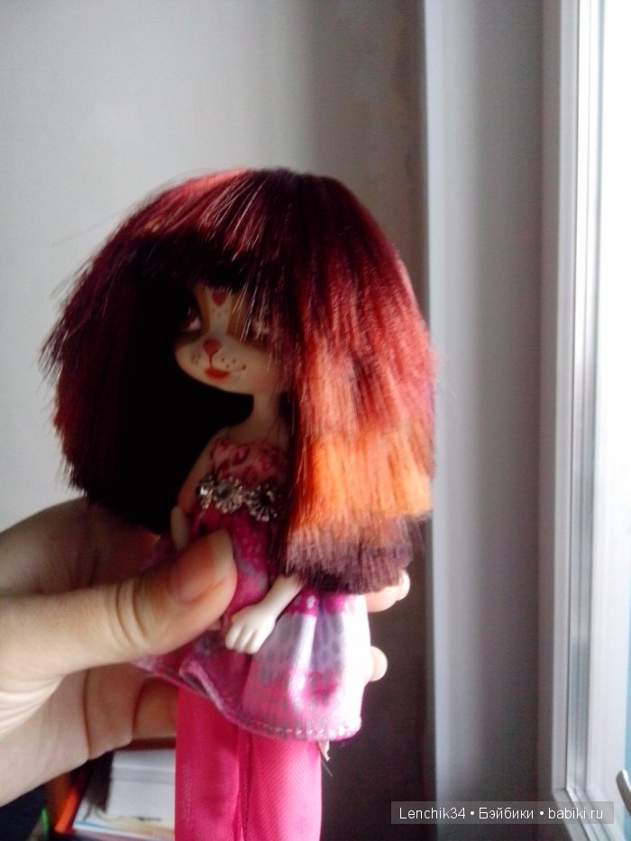 Как наша Пинки Купер поменяла ушки на парик