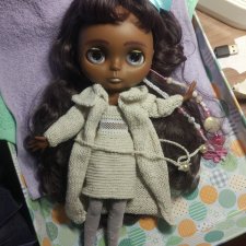 Кастом Блайз (Blythe), чёрное тело. Кастом Блайз (Blythe), чёрное тело.
