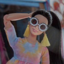 Пргулка в розово голубых тонах