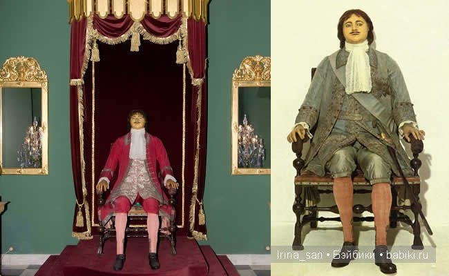 восковая фигура Петра I