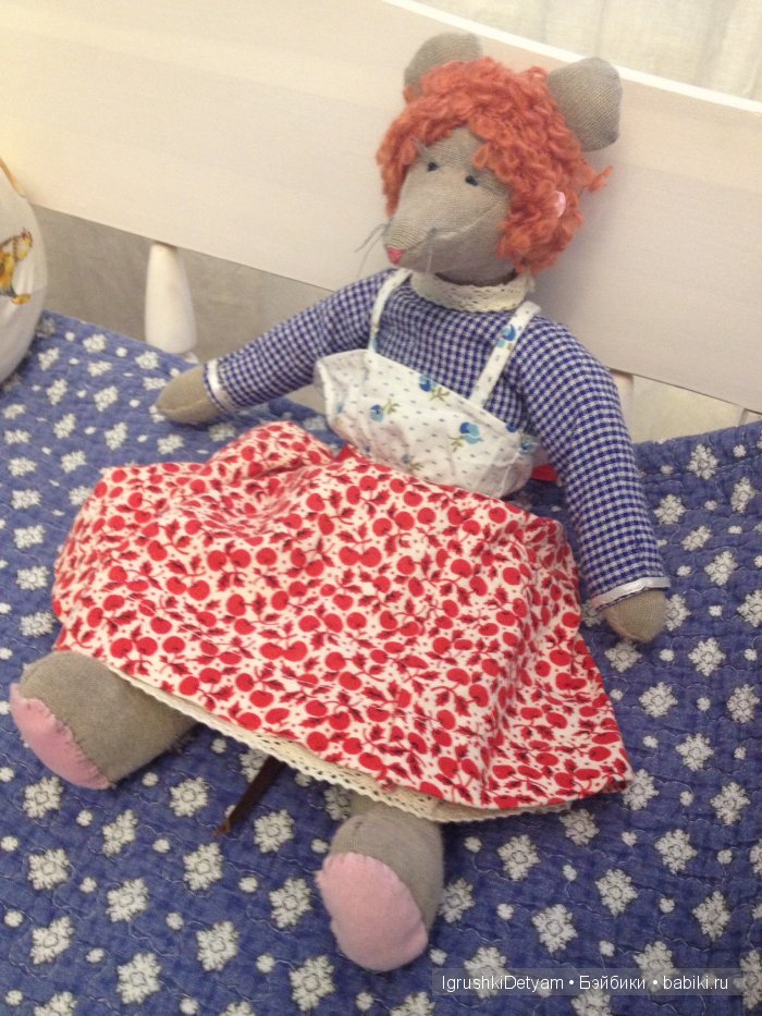 Мыши, зайцы и пр — Текстильные игрушки и примитивы: кофейные