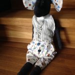 Текстильные слоники в комнату новорожденному