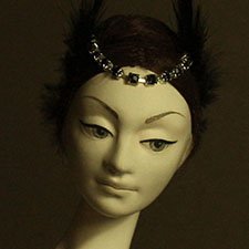 Авторская шарнирная кукла ОДИЛЛИЯ из серии "Балет"