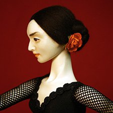 "Кармен" - новый образ в коллекции авторских шарнирных кукол Ольги Саниной Балет