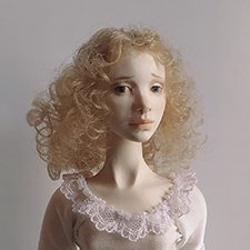 "Принцесса на горошине" из коллекции авторских шарнирных кукол СКАЗКИ