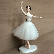 Новая авторская шарнирная кукла №В балетном классе" из коллекции БАЛЕТ
