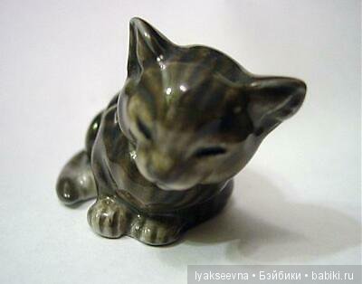 Коты в европейском фарфоре (фото 10)