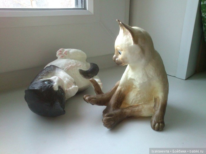 Коты в европейском фарфоре (фото 4)