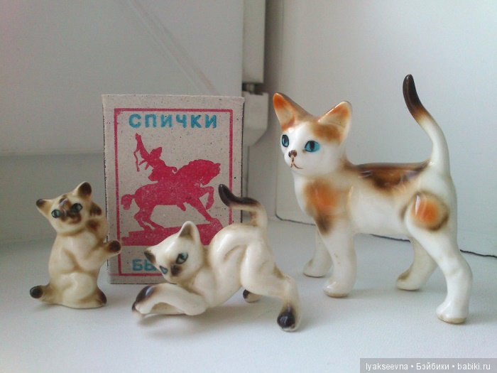 Коты в европейском фарфоре