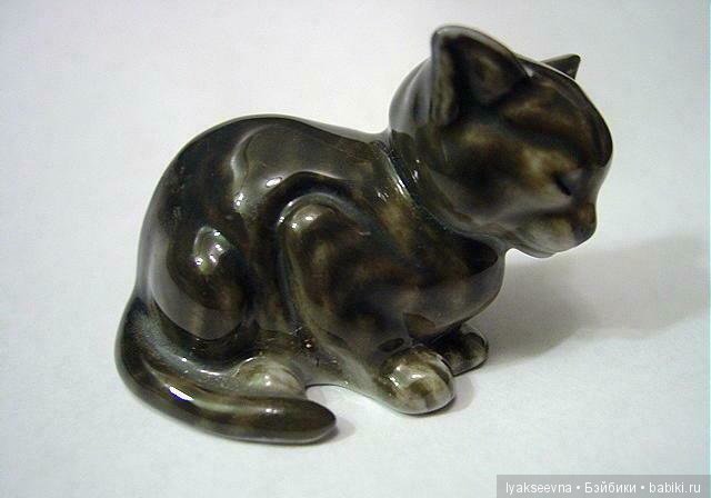 Коты в европейском фарфоре (фото 9)