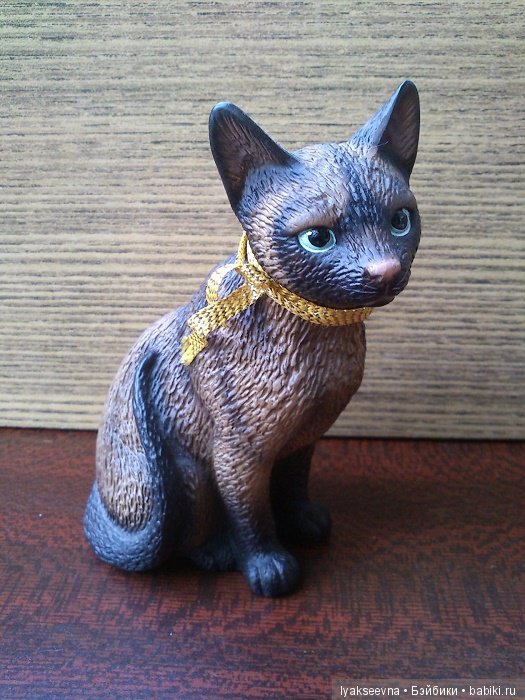 Коты в европейском фарфоре