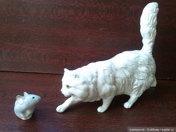 Коты в европейском фарфоре (фото 5)