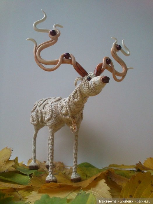 Со мной лесной олень — Вязаные игрушки и амигуруми: крючком (фото 7)