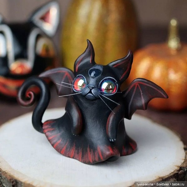 Хэллоуинские няшки — Лепка авторских игрушек и папье (фото 9)