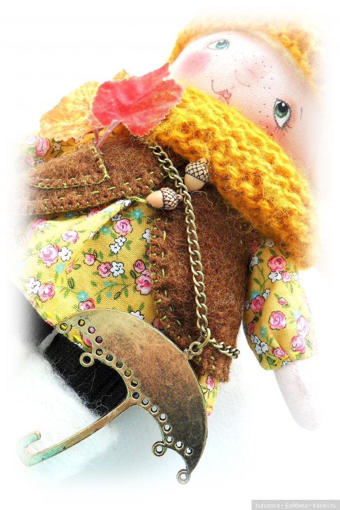 Илви. Дочь лесника. Авторская текстильная куколка Катерины Скачковой (фото 4)