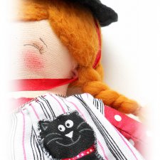 ХЕЛЛИ. Маленькая волшебница. Авторская текстильная куколка Катерины Скачковой