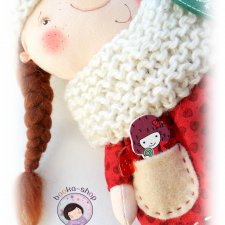 Что хранится в карманце гнома? Текстильная кукла