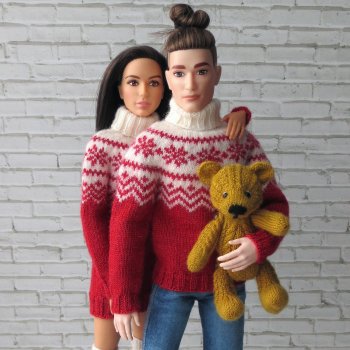 Свитерки для новогодних фотосессий.