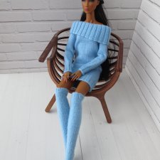 Голубрй комплект для Integrity Toys NF