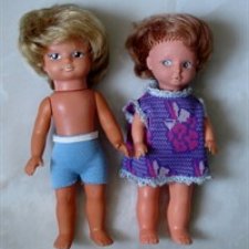 Куклы винтажные малышки ГДР 19-20 см, AHG