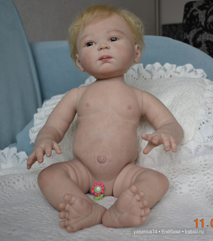 Моя кукла реборн Карамелька