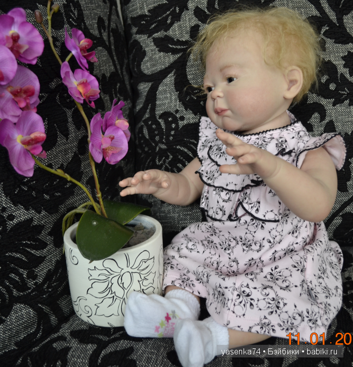 Моя кукла реборн Карамелька