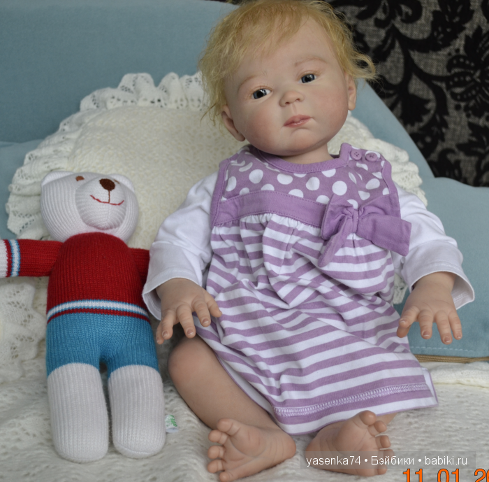 Моя кукла реборн Карамелька