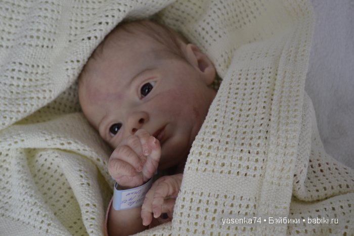 Малыш Каси - мой юбилейный малыш. Кукла реборн Ярославы Вышковской (фото 4)