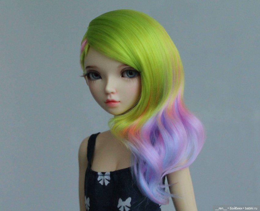 Авторские парики для кукол __ren__doll