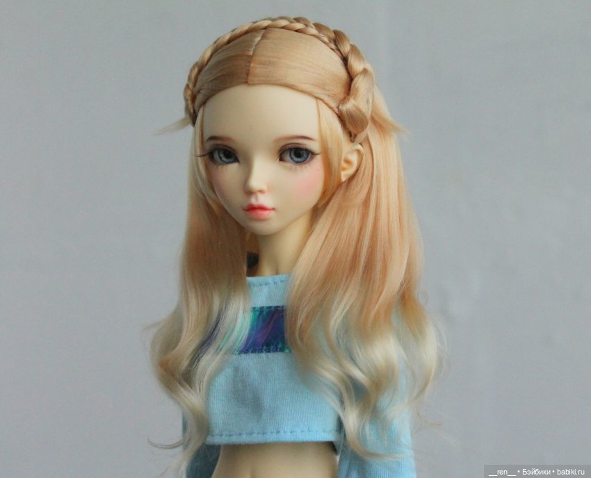 Авторские парики для кукол __ren__doll