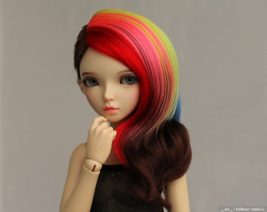 Авторские парики для кукол __ren__doll