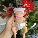 Силиконовый мини реборн