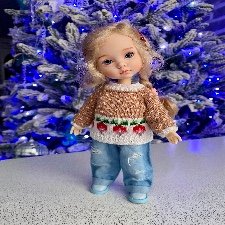 Жаккардовые кофточки для кукол Monst