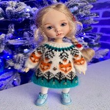 Пушистое платье для Монст