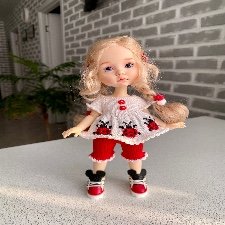 Костюм с божьими коровками для кукол Монст