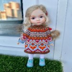 Уютная туника с лисичками для Монст