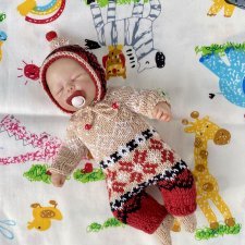 Жаккардовый костюмчик для мини малыша