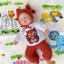 Костюм с бельчонком для мини малыша