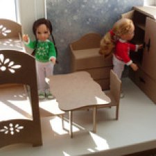 Большой хваст мебелью для кукол