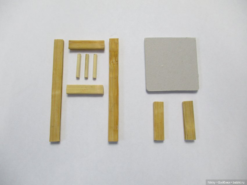 МК столик и стульчики для баболиков