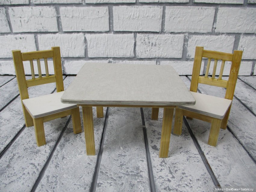 МК столик и стульчики для баболиков (фото 6)