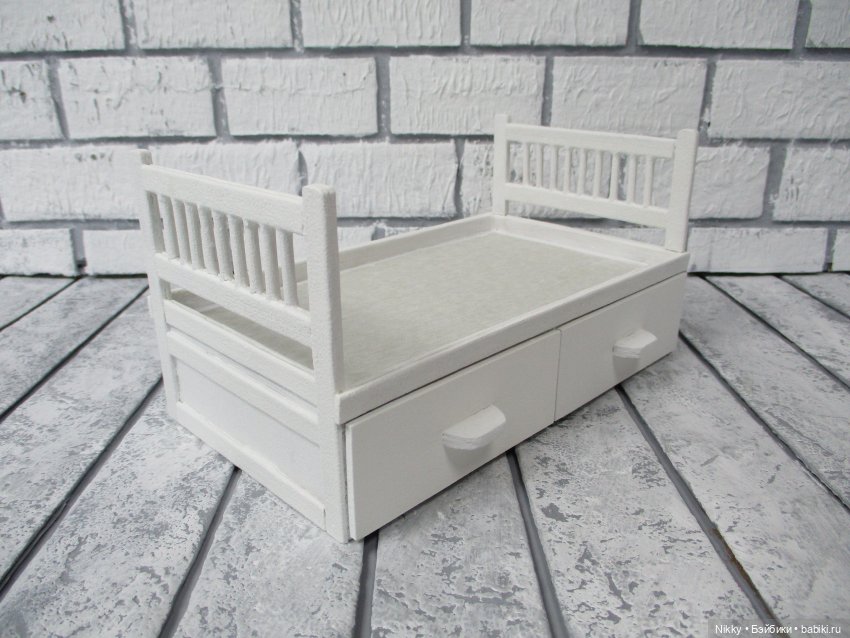 МК кроватки для кукол 16 см