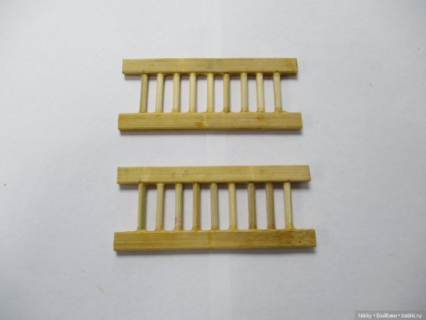 МК кроватки для кукол 16 см