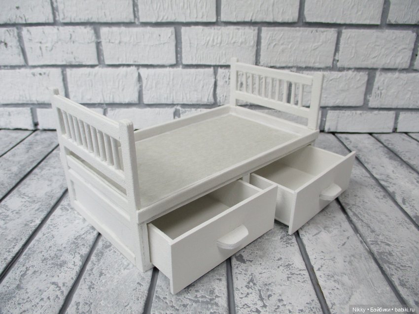 МК кроватки для кукол 16 см